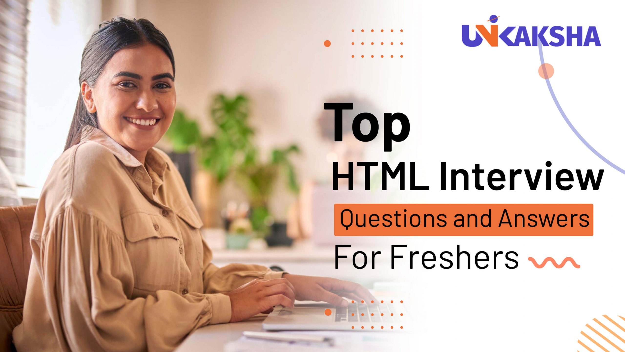 Top HTML interview questions and answers for freshers